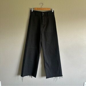 Zara Black Wide Leg Jeans
